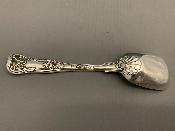 WILLIAM IV Silver CADDY SPOON - KING'S PATTERN