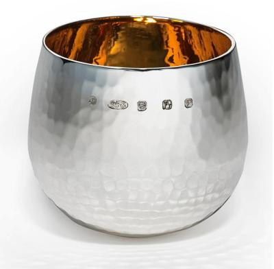 Heavy Silver HAMMERED TUMBLER CUP