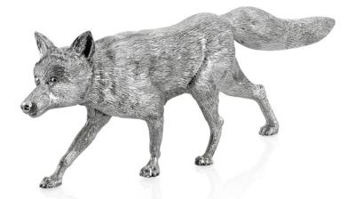 Silver LARGE FOX