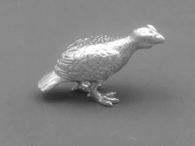 x Small Cast Silver GROUSE
