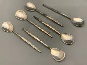 GERALD BENNEY Silver COFFEE SPOONS - LIBERTY
