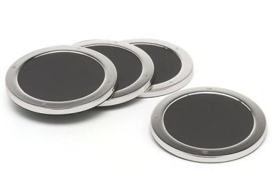 x Slate and Silver COASTERS - Set of 6