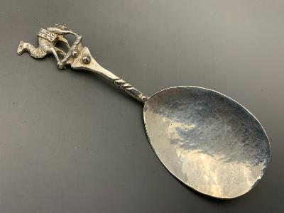 MICHAEL BOLTON Silver CADDY SPOON - GROCERS' COMPANY