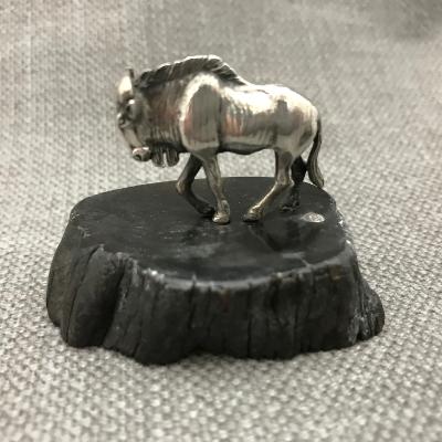 PATRICK MAVROS Small Silver Wildebeest