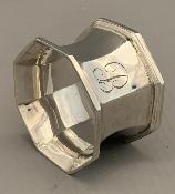 Silver NAPKIN RING - Engraved B