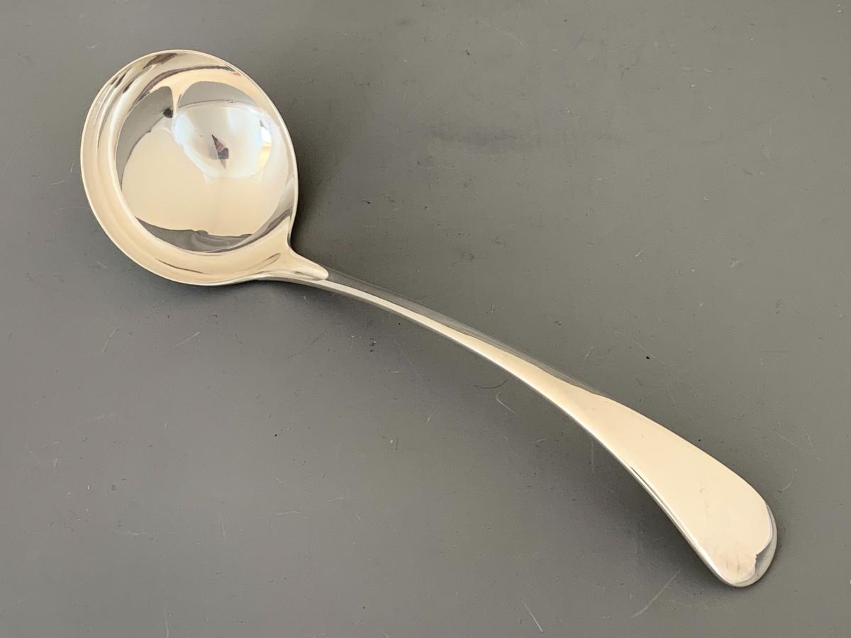 Silver Soup Ladle Old English