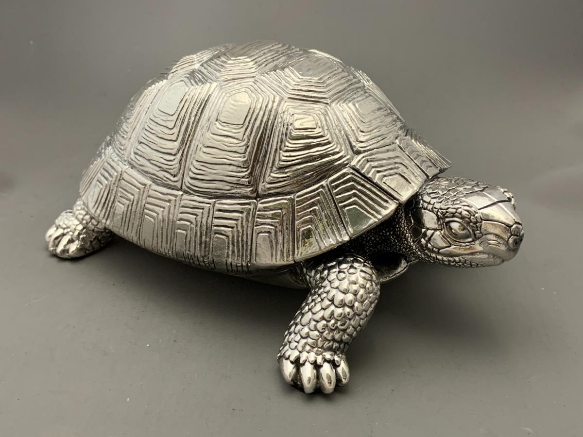 Silver TORTOISE LARGE STYLES SILVER of HUNGERFORD – Styles Silver