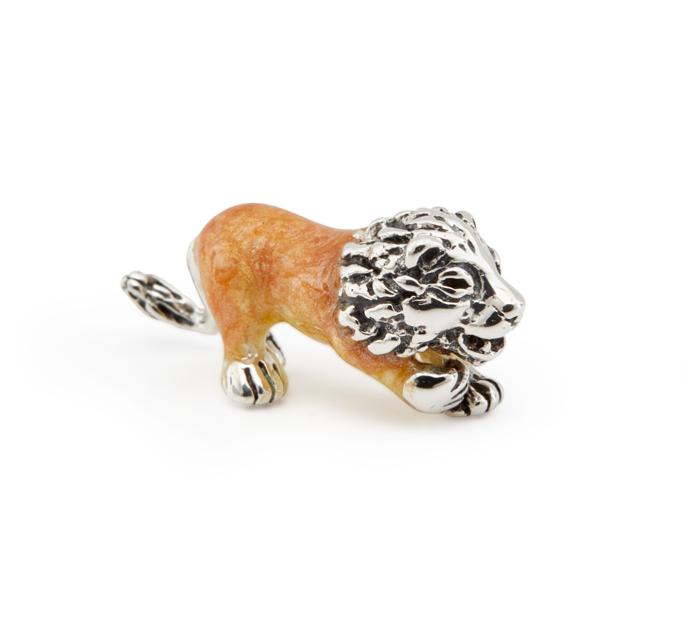 SATURNO Silver and Enamel LION - STYLES SILVER of HUNGERFORD – Styles ...